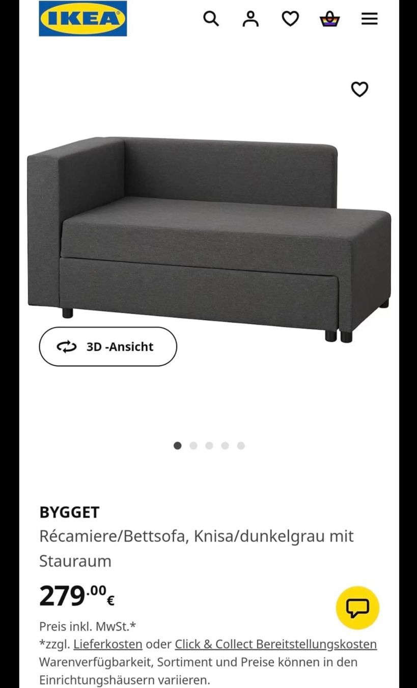 Ikea Sofas: IKEA BYGGET Schlafsofa – Gebraucht aus Zürich von burdre 2