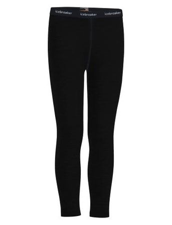 Icebreaker Kids 200 Oasis Leggings - black (Grösse: 140)
