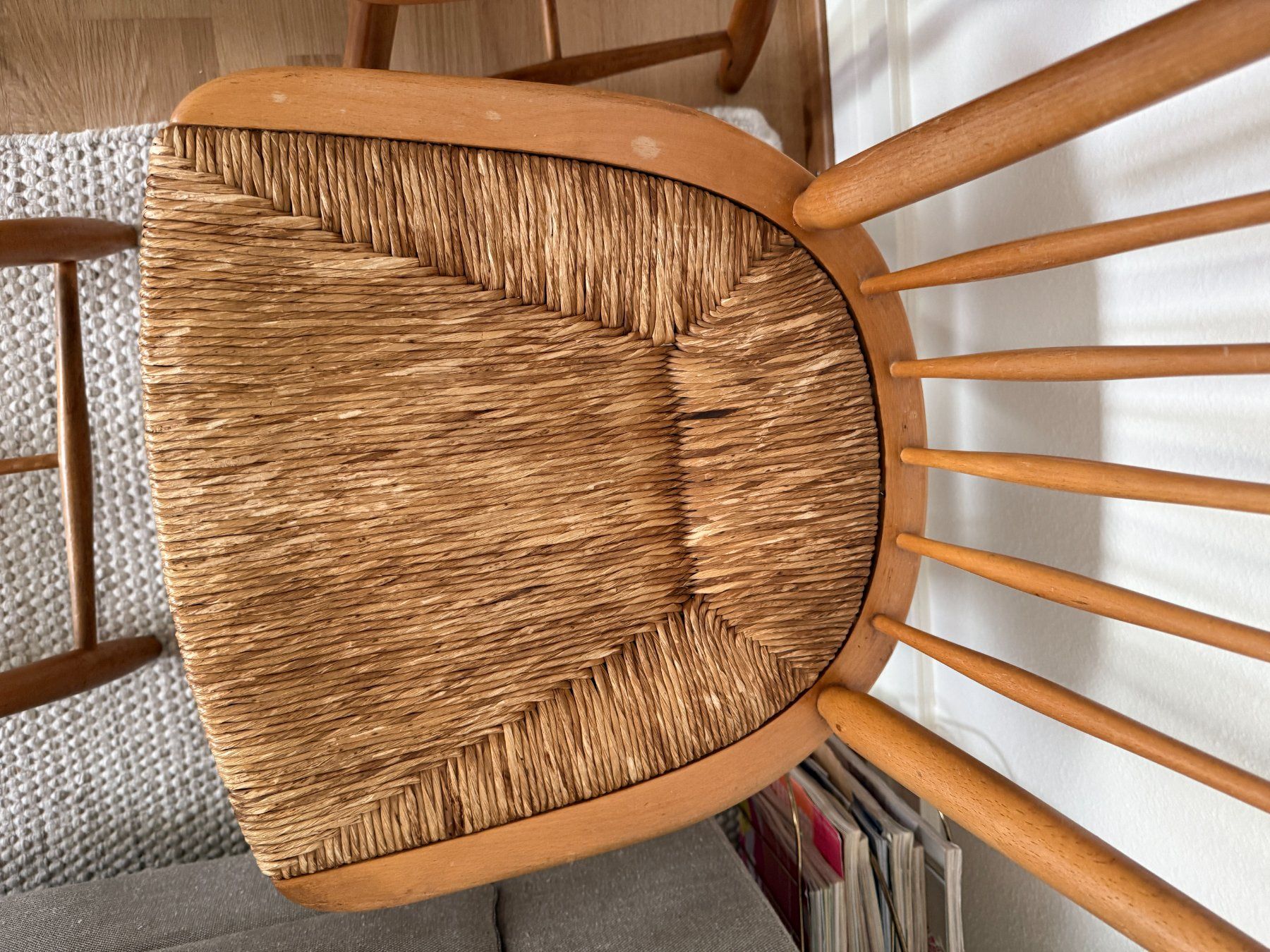 Sedie: Essstühle 4x gewebt Holz – Usato da Zürich venduto da hel_9gsn 4