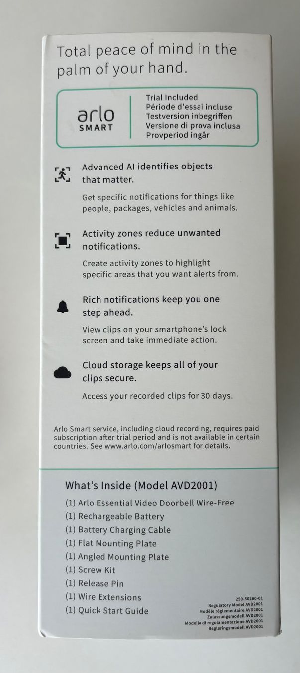 Arlo Caméscopes: ARLO Essential doorbell camera – D'occasion à Blonay par Patrice6 3