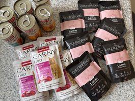 Kleines Katzenfutter Paket 18 Teile