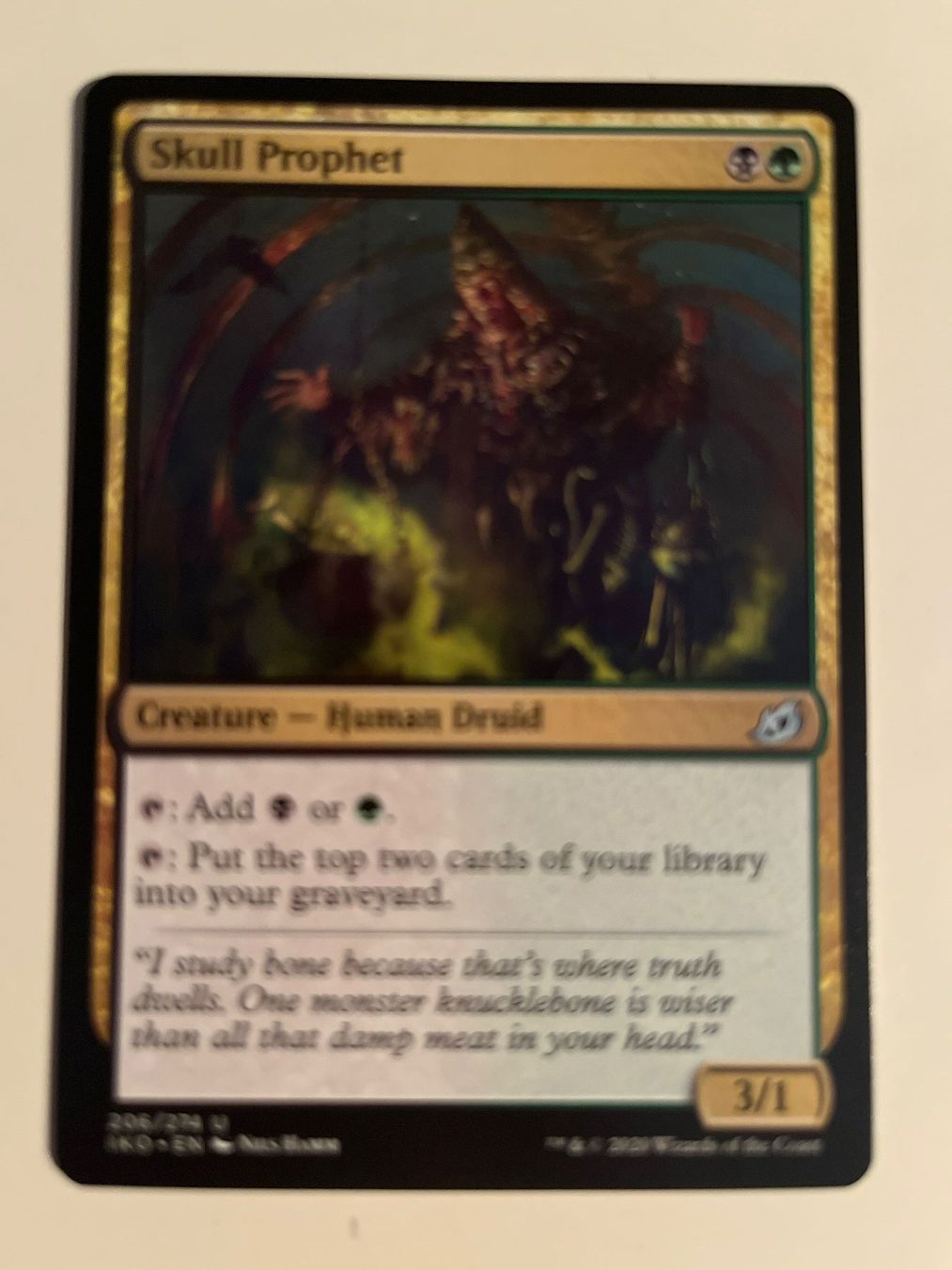 Magic The Gathering Carte collezionabili: 1 x Skull Prophet - Magic: The Gathering - MtG – Usato da Kriens venduto da Shadi1980