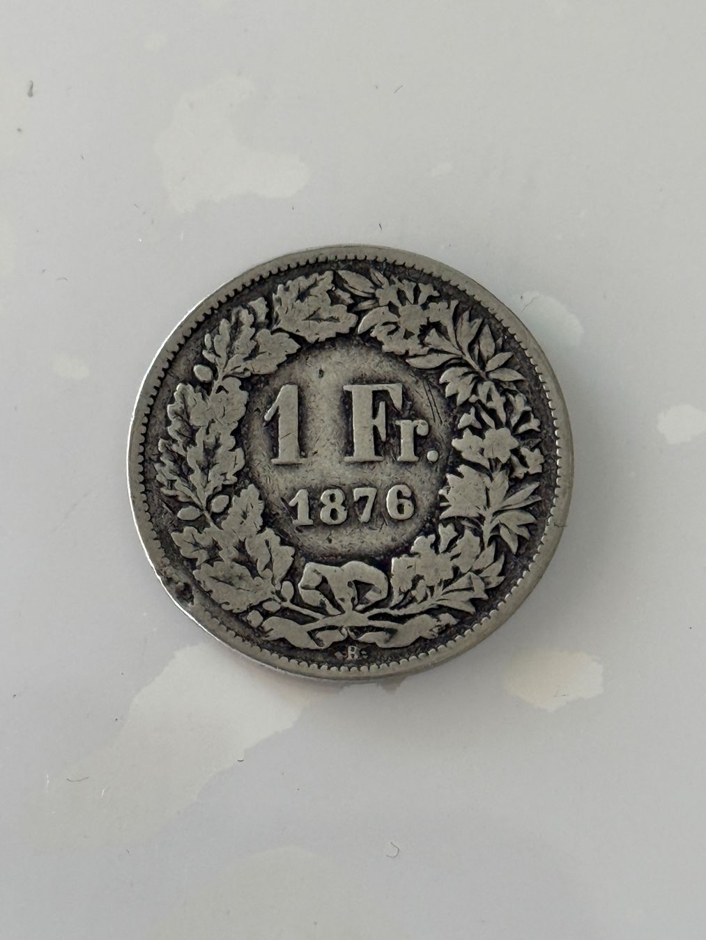 Tutti le monete: 1 Franken 1876  Rar – Usato da Wallisellen venduto da SWISS_SILVER1