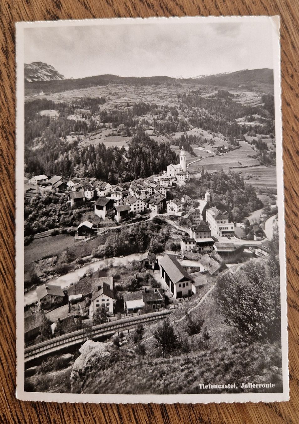 Cartoline postali: Tiefencastel 1958 – Usato da Ebikon venduto da Donar50