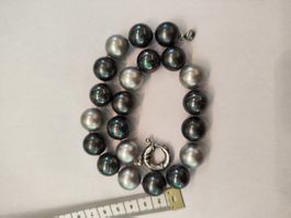 Luxuriöse Muschelkern-Perlenkette