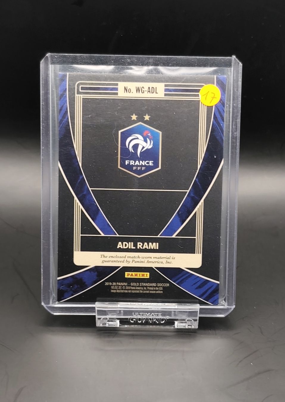 Panini Carte collezionabili: Adil Rami - Panini Gold Rush Patch Card /79 Frankreich – Usato da Ostermundigen venduto da DaCards 1