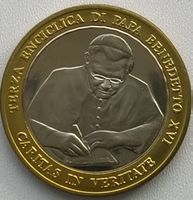 MEDAILLE - PAPST BENEDIKT XVI - BIMETAL - NEU IN KAPSEL