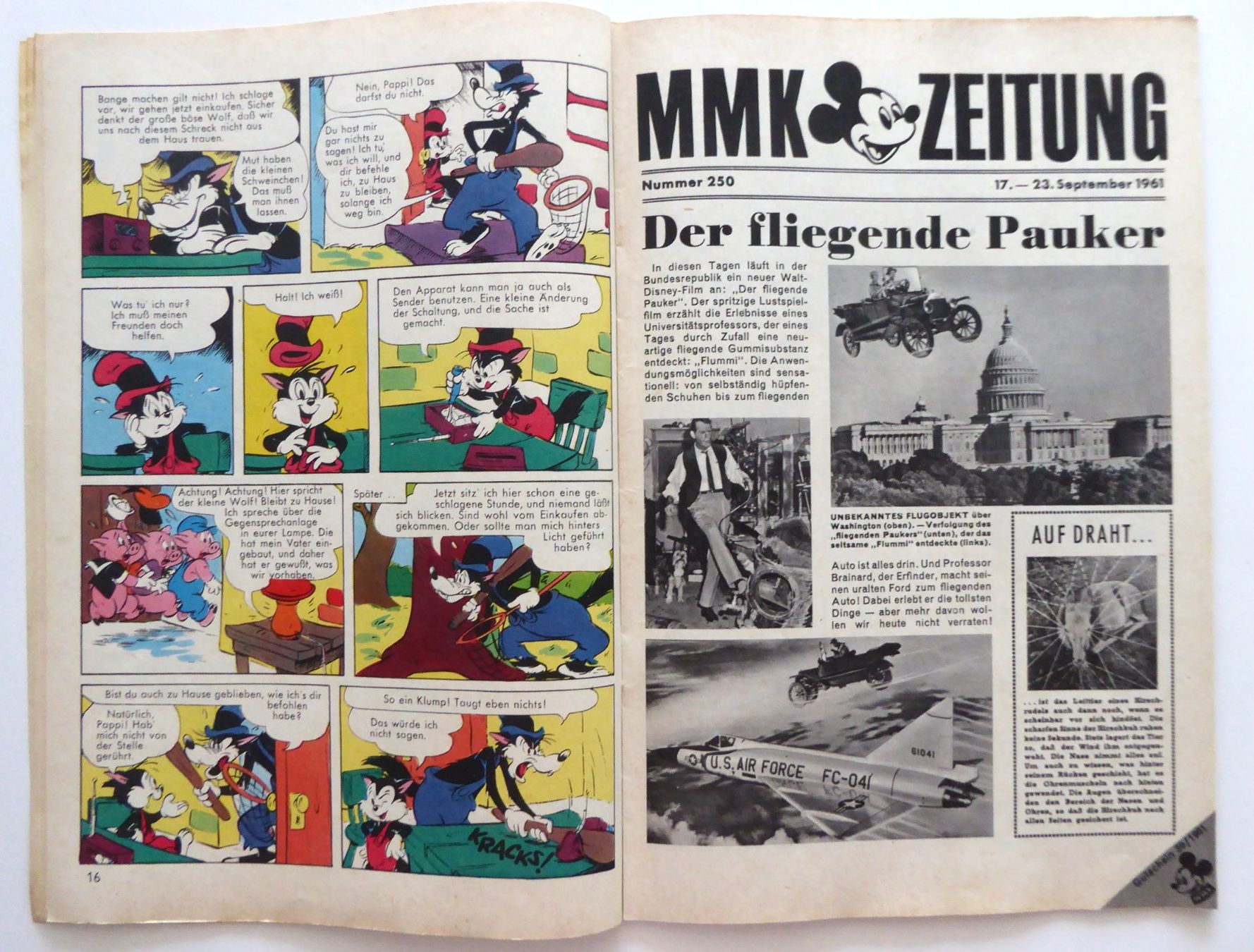 Fumetti: WD Micky Maus Heft Nr. 39 vom September 1961 – Usato da Aesch BL venduto da Kauri1 5