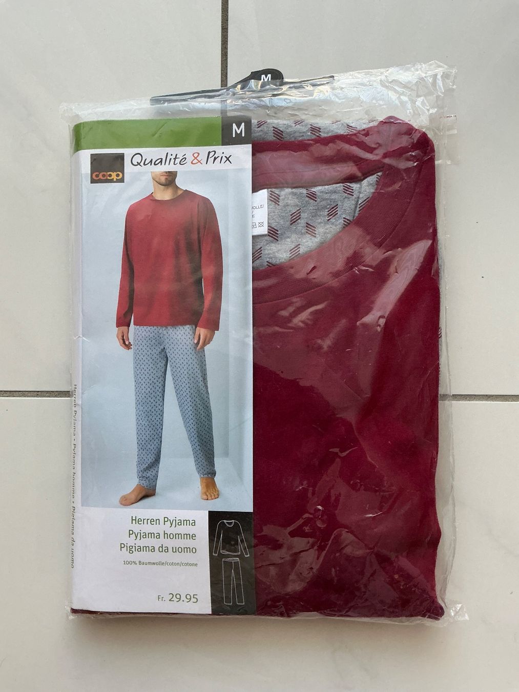 Pigiami: Neues Pyjama Gr.M von Coop – Nuovo e nell'imballaggio originale da Biel-Benken BL venduto da Sahra1 1
