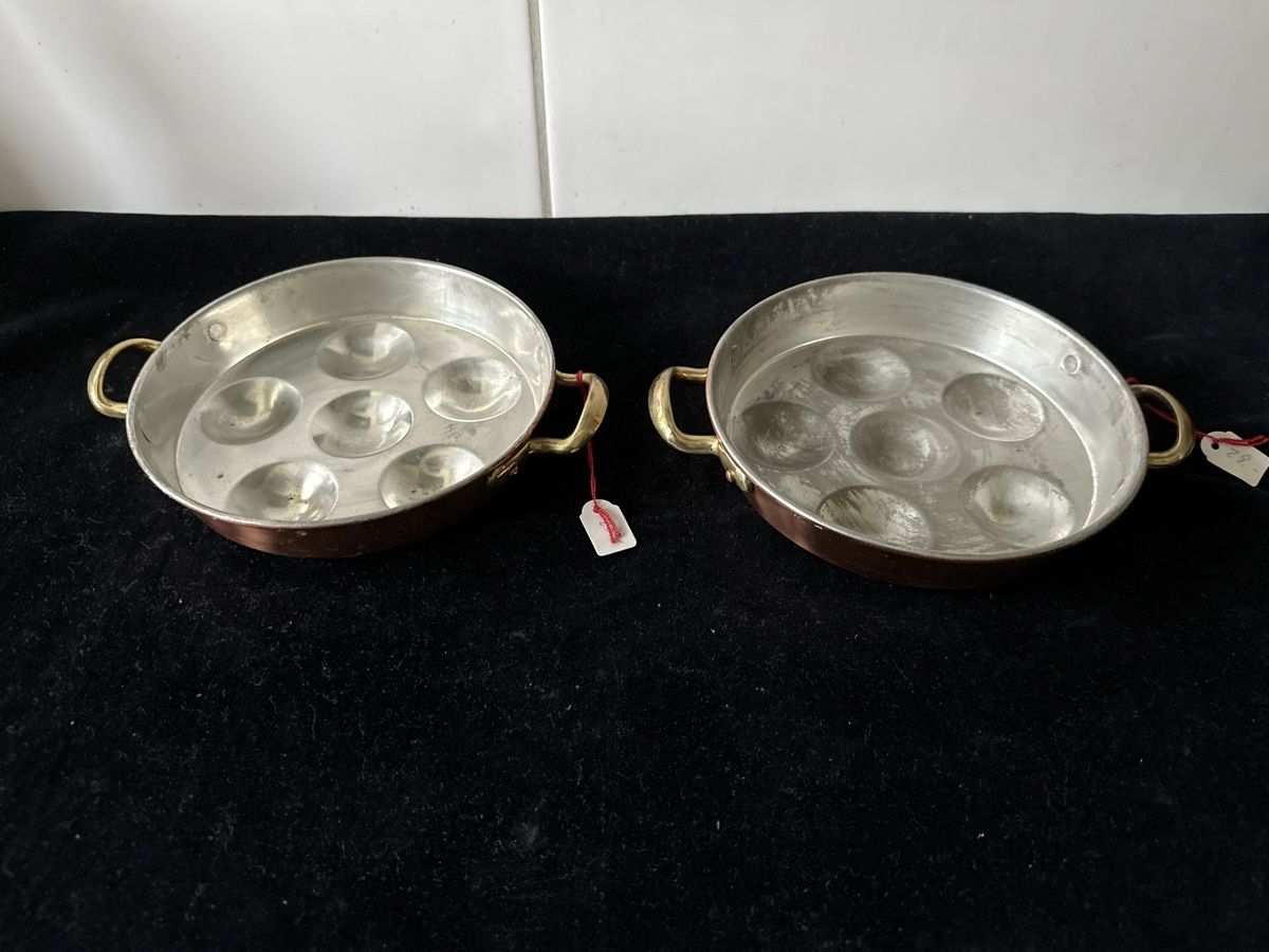 Padelle: 2 ungebrauchte Schnecken-Pfännchen – Usato da Zürich venduto da Chaeffeler