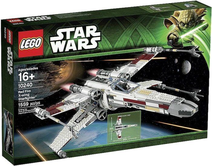 Star Wars Kit di costruzioni: Star Wars X-Wing 10240 mit Plexiglas Stativ – Usato da Malters venduto da L0BO