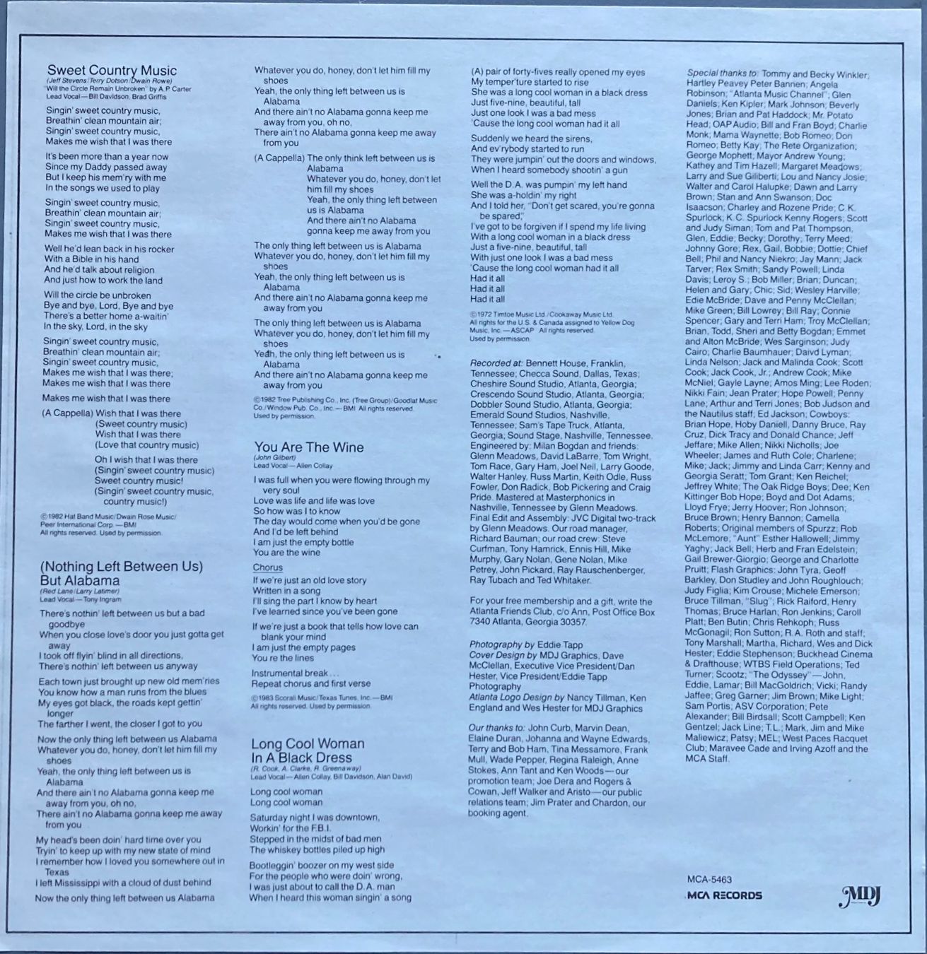 Dischi in vinile: ATLANTA - PICTURES – Usato da Poliez-Pittet venduto da Newtown-Records 2