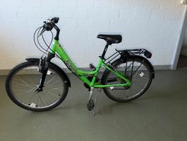 Kinderfahrrad Pro-Kid – Grün/Schwarz – gepflegter Zustand
