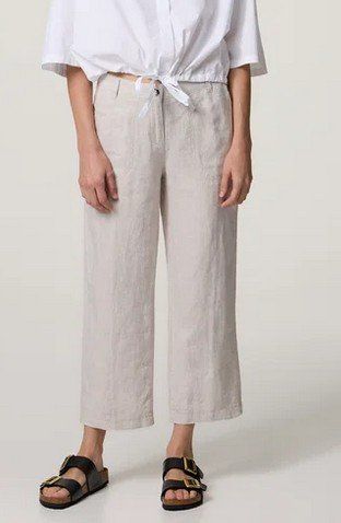 Hosen: Leinenhose, Culotte, cropped, MAC – Gebraucht aus Burgdorf von Bizeli 1