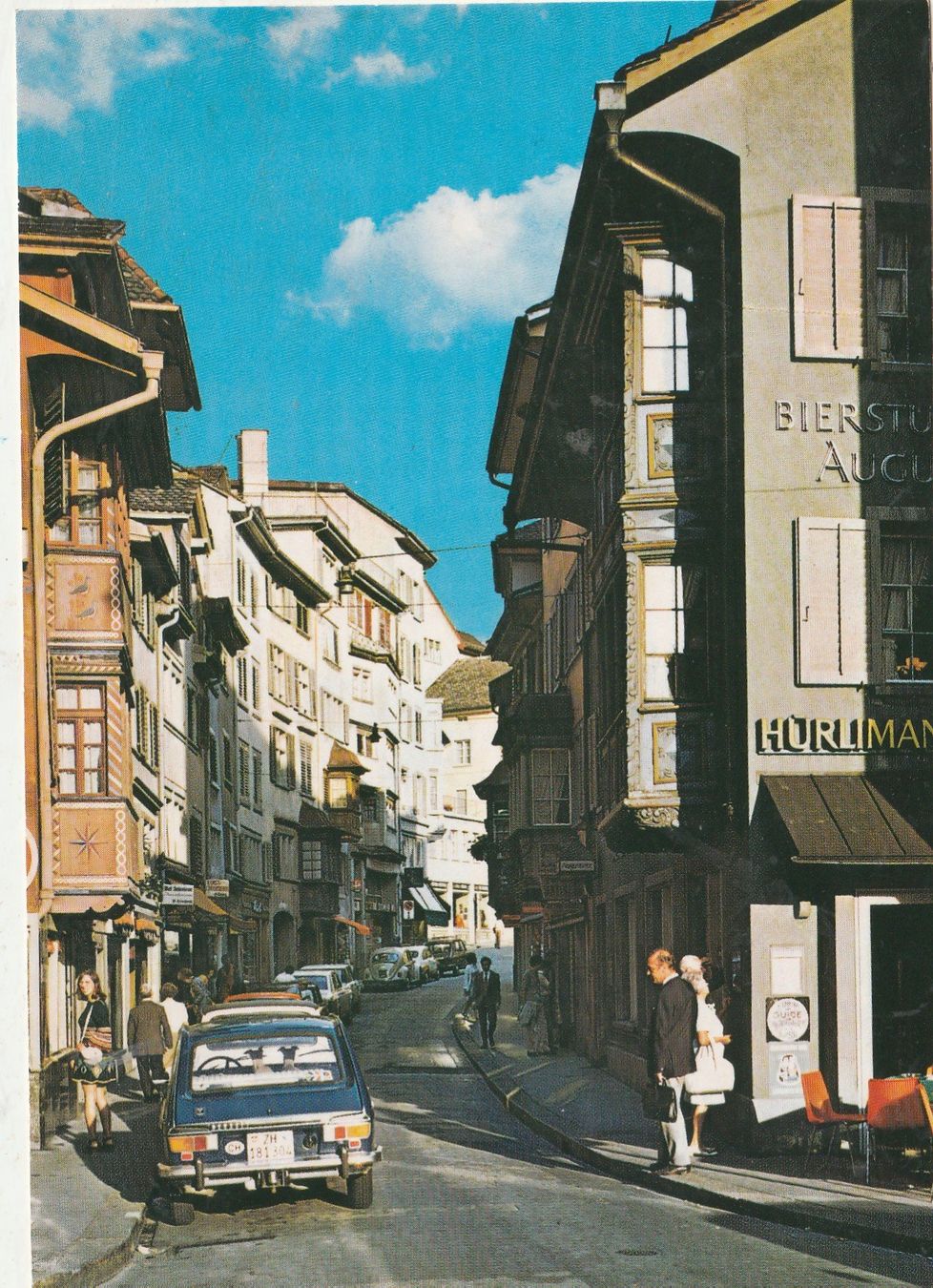Cartoline postali: Zürich Augustinergasse – Usato da Lumbrein venduto da made02