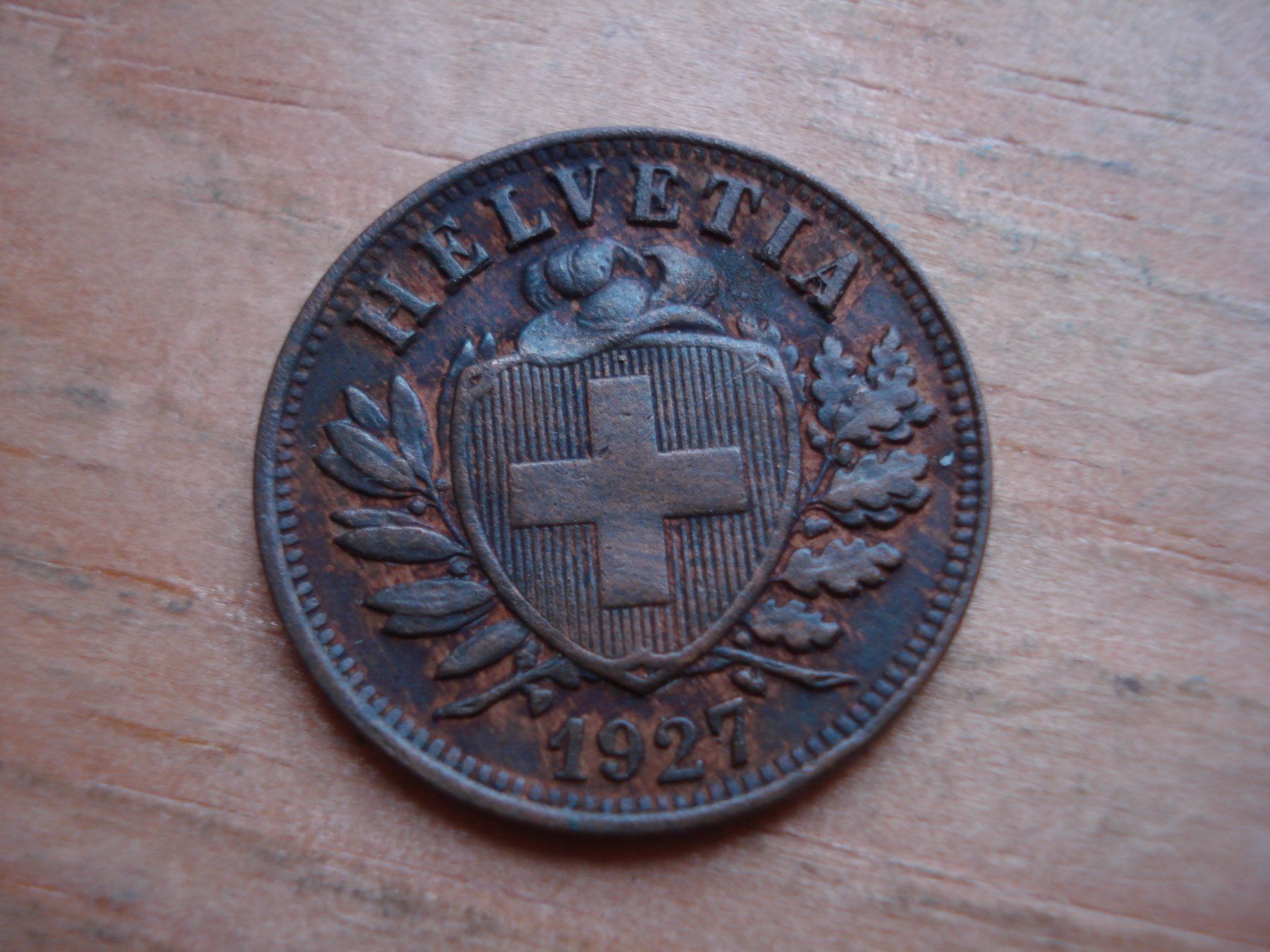 Tutti le monete: (W5) 2 Rappen 1927 – Usato da Erlach venduto da Net-Coins