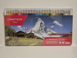 ​Caran d'Ache Prismalo Aquarelle 40er Set Buntstifte NEU OVP