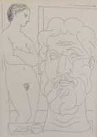 Pablo Picasso    "Suite Vollard"    Lithographie  Blatt 61