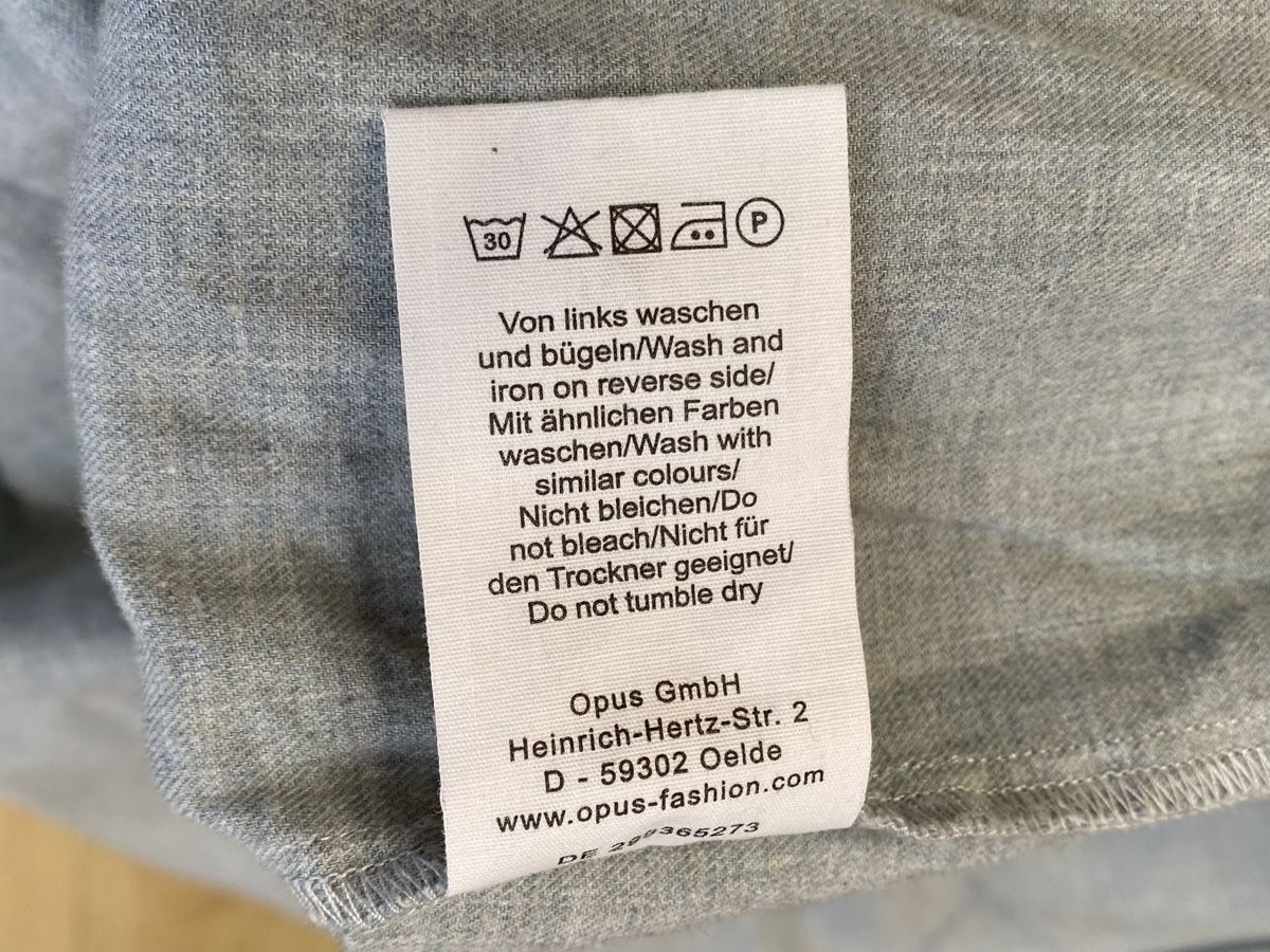 Hugo Boss Camicette: Opus Hemd hellgrün-grau 100% Baumwolle – Nuovo (secondo la descrizione) da Buochs venduto da H16 5