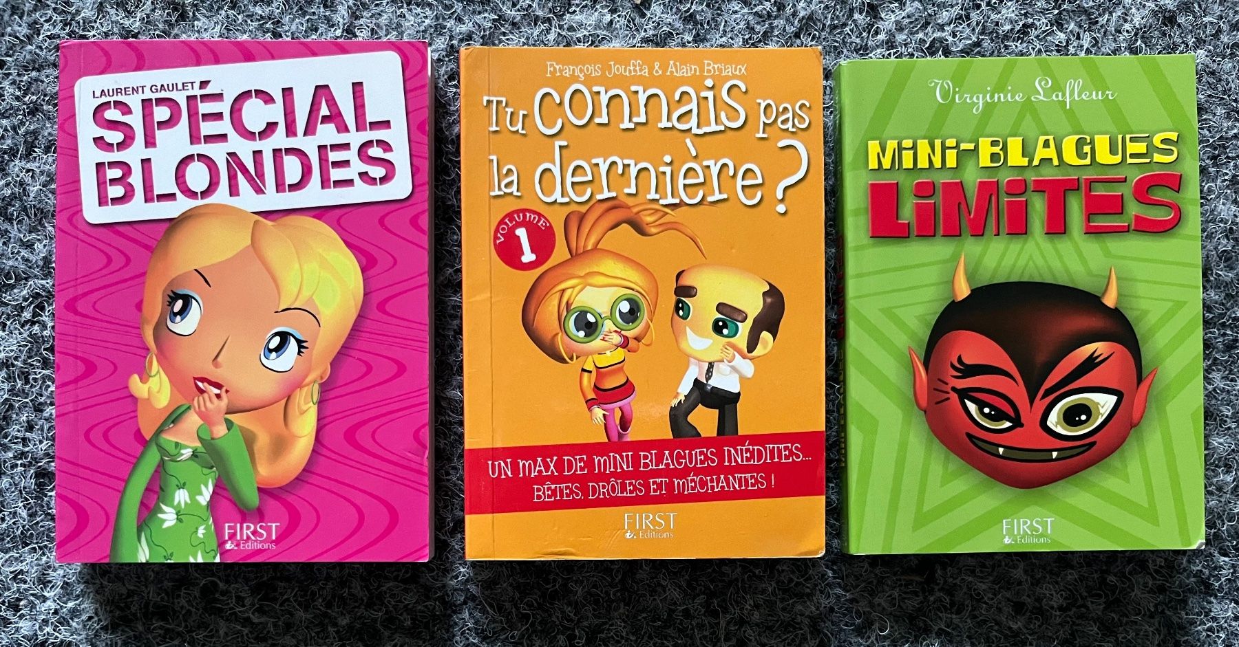 Bücher: 3 minis livres de blagues/humour – Gebraucht aus Dombresson von joe_7p65
