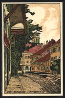 Langenthal, Amthausgasse mit Bäumen