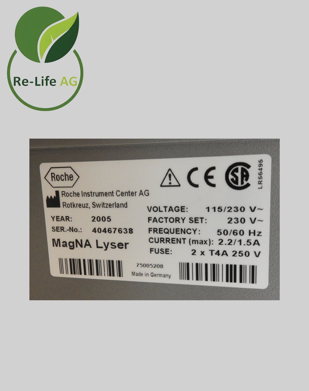 Alle Maschinen: Roche | Magna Lyser | Bead Homogenizer | Fully Tested – Gebraucht aus Reinach BL von Re-LifeAG_Labor2 6