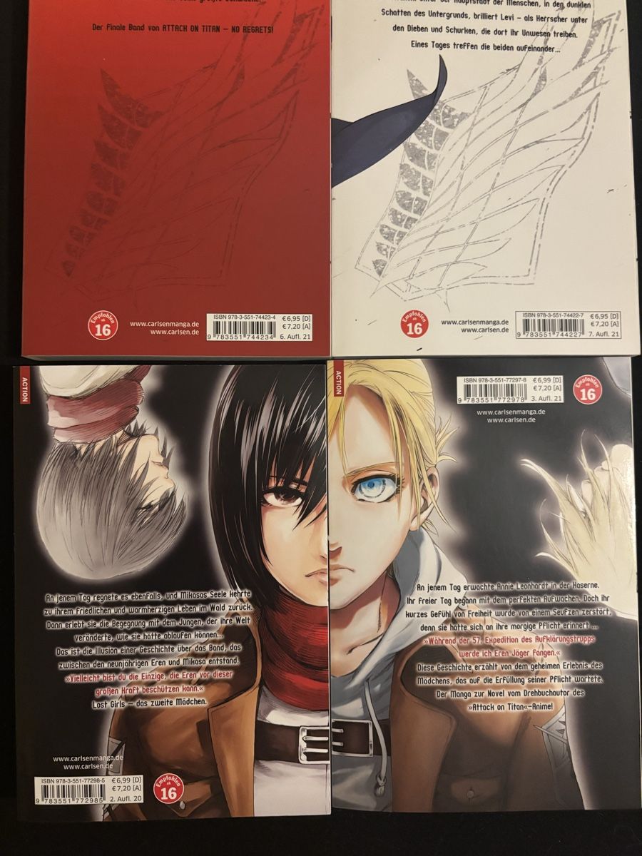 Fumetti: verschiedene Attack on Titan Mangas – Nuovo e nell'imballaggio originale da Andelfingen venduto da Good_Quality 3
