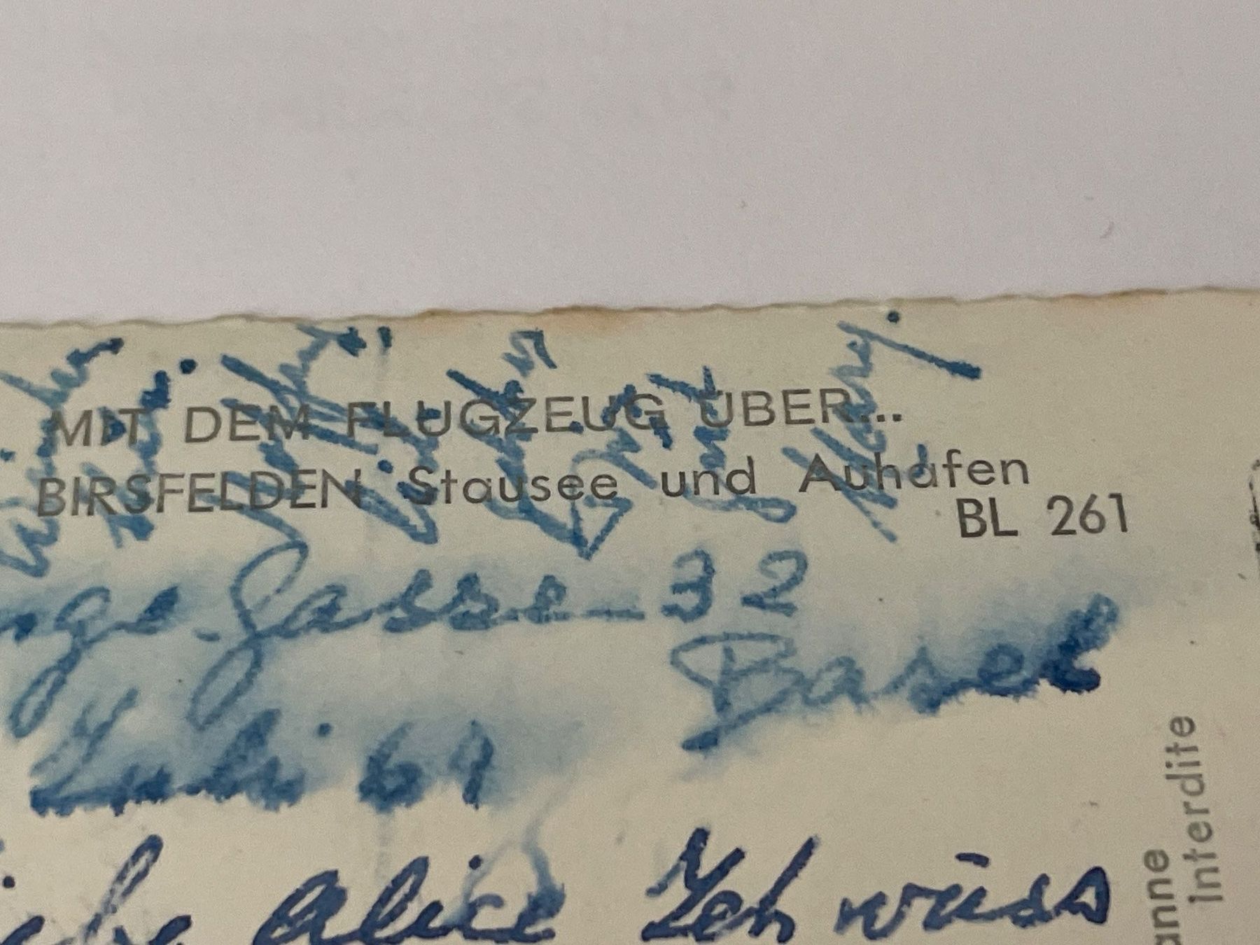 Cartoline postali: Ansichtskarte Flugzeug Birsfelden Stausee und Rheinhafen – Usato da St. Gallen venduto da Gallus8 2
