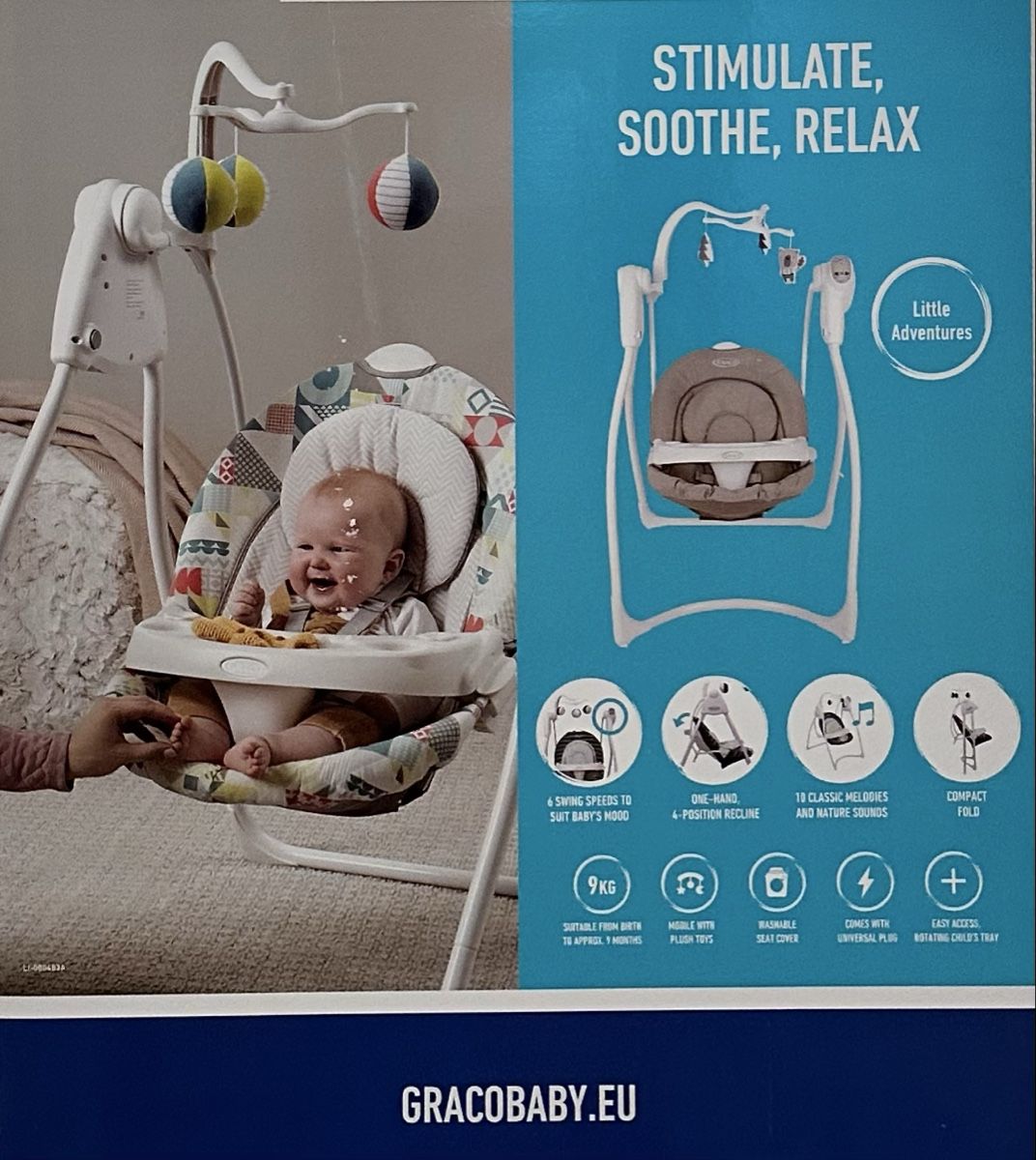 Altre altalene da giardino: Gut erhaltener Graco Lovin' Hug Swing – Usato da Kestenholz venduto da Inna09 3