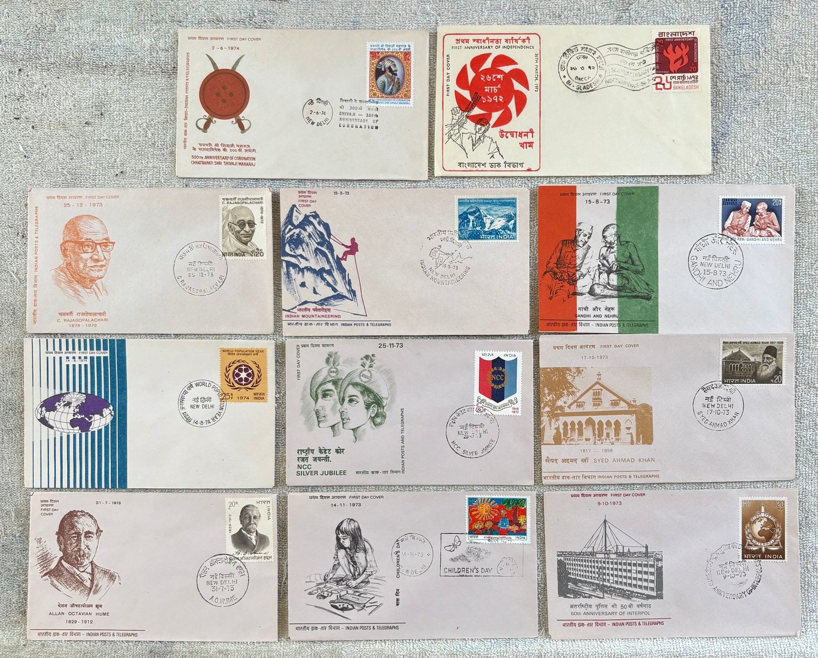 Alle Briefmarken: LOT INTERNATIONAL – Gebraucht aus Ostermundigen von Kari1937