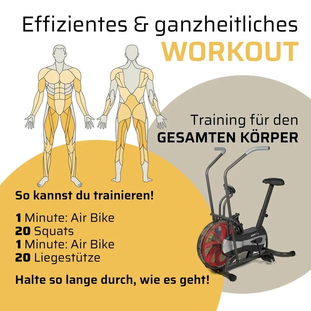 Hometrainer: Air Bike - Hometrainer - Heimtrainer – Nuovo e nell'imballaggio originale da Winterthur venduto da aredo 3