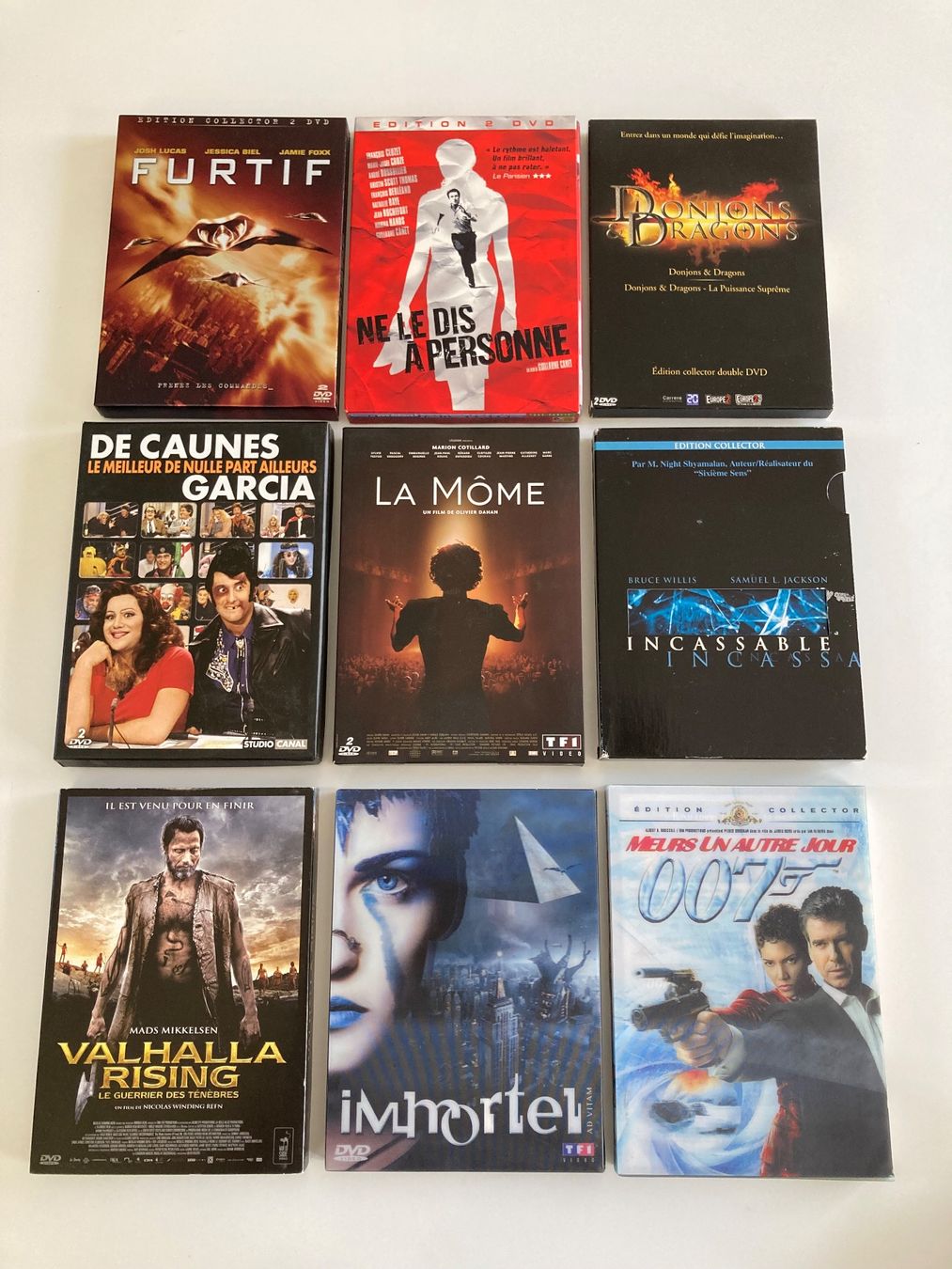 Tutti i DVDs: Lot de 9 films DVD français divers – Usato da Bassecourt venduto da CALUMET-X 1