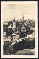 Bern, Nidekquartier, Teilansicht mit Kir