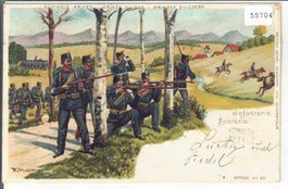 Armee Suisse - Infanterie - Fanteria - Schlumpf-Karte