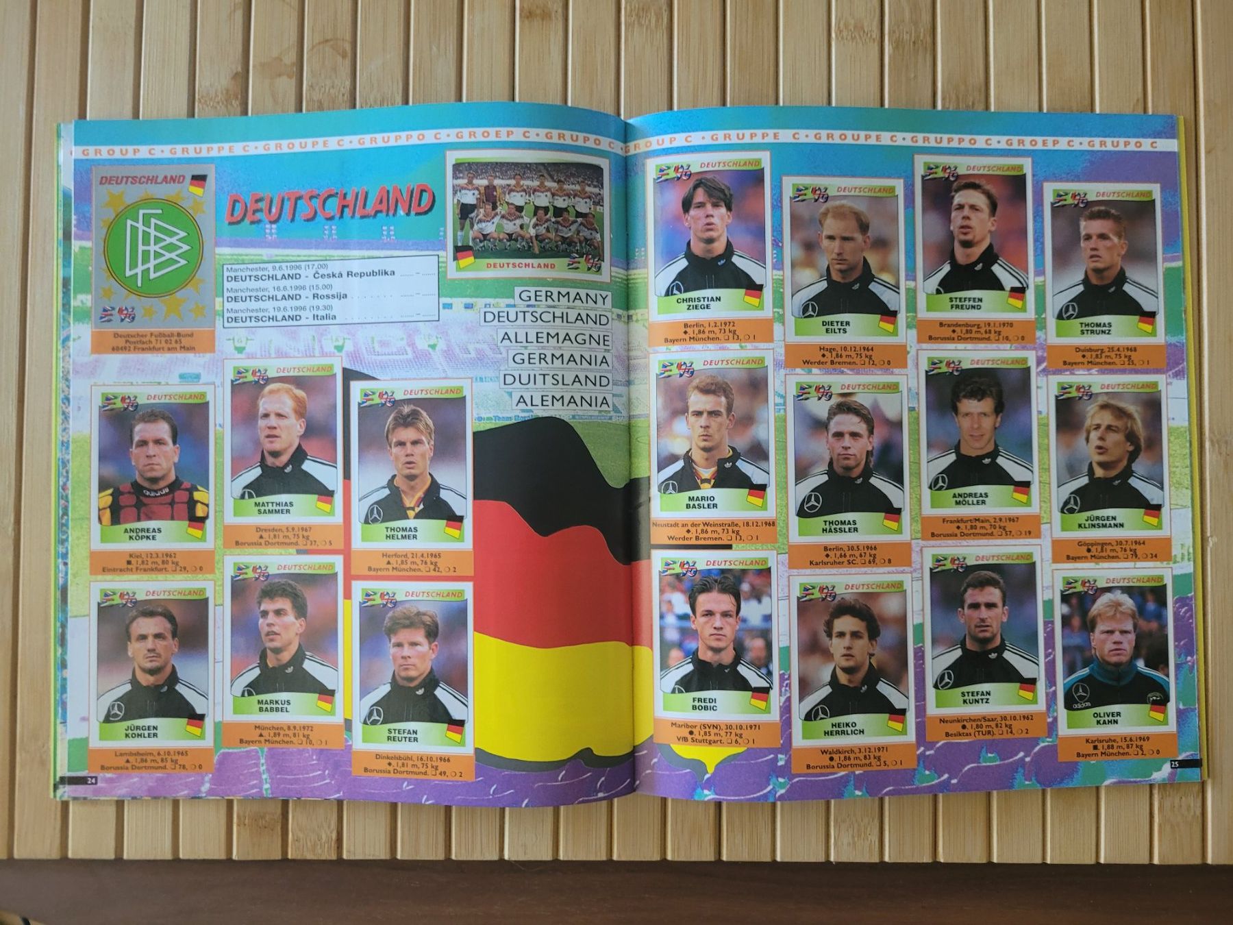 Panini Album: Panini Album EURO 96 - Druckversion – Nuovo (secondo la descrizione) da Nürensdorf venduto da spartacus64 3
