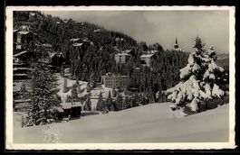 AK Arosa, Am Tschuggen, Winteransicht