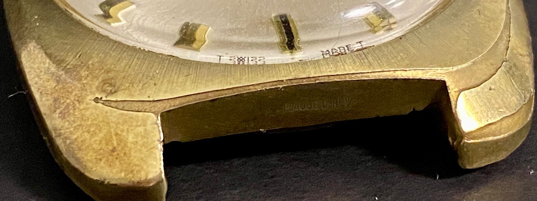 Uhren: Confort Automatic Date Plaqué Or 10G – Defekt aus Sion von ROBY_ROBY_ROBY 6