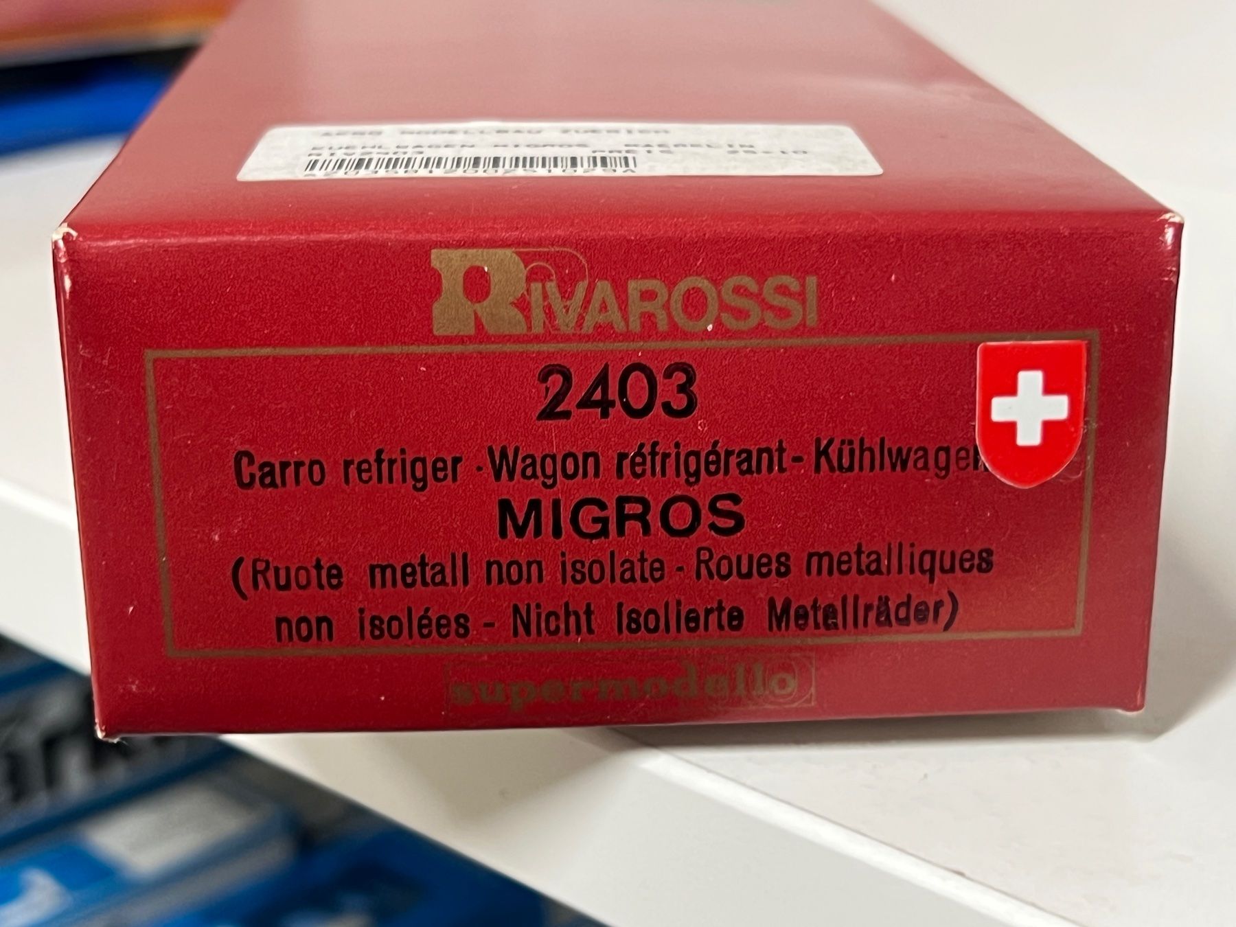 Rivarossi Modellini di ferrovie: Rivarossi 2403 Migros H0 DC – Nuovo (secondo la descrizione) da Geroldswil venduto da TopTrain54 7