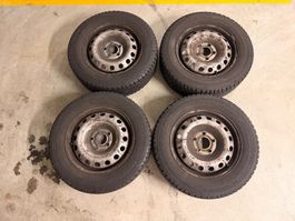 4x Kompletträder 205/65R16C 7-8mm M+S wie neu!