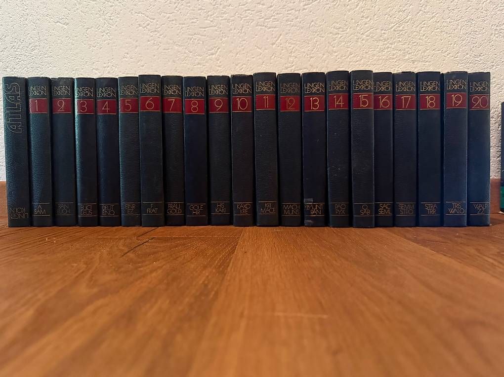 Libri: Lingen Lexikon in 20 Bänden + Atlas – Usato da Grub AR venduto da SDH1980