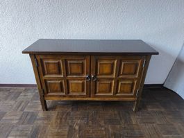 Spanische Kommode Sideboard Schrank Massiv Holz 104x65x37cm