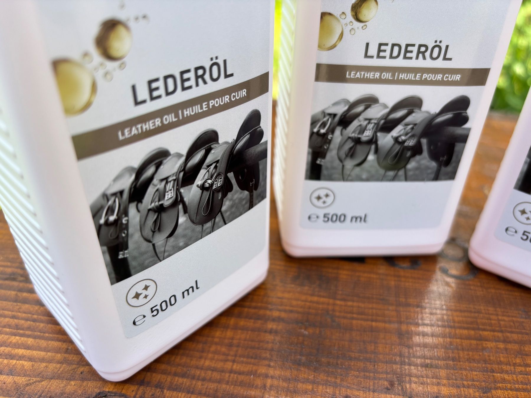 Campanacci mucche: 4 Flaschen Lederöl farblos – Nuovo (secondo la descrizione) da Feldbach venduto da Fea1 6