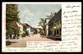 AK Herz Buchsee, Partie in der Hauptstrasse