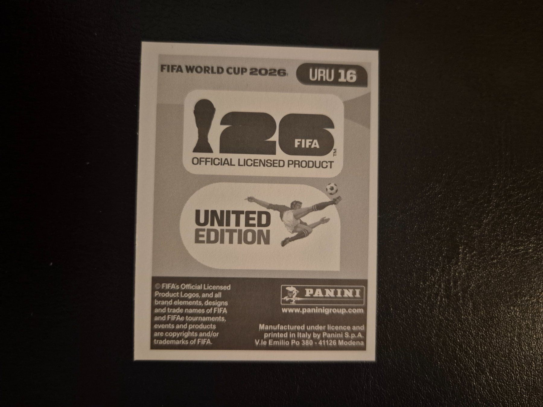 Panini Carte collezionabili: Panini WM 26 URU 16 – Nuovo (secondo la descrizione) da Rorschacherberg venduto da AJ3108 1