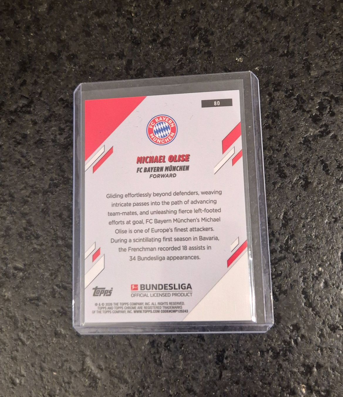 Topps Sammelbilder & Trading cards: Michael Olise /150 - Bayern München - Topps – Neu (gemäss Beschreibung) aus Burg AG von Danoe 1