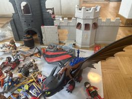 Playmobil Drache Burg Ritter