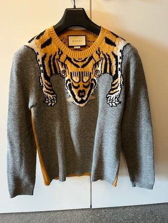 Gucci Tiger Sweater Pull Wollpullover Size M Pull unisex