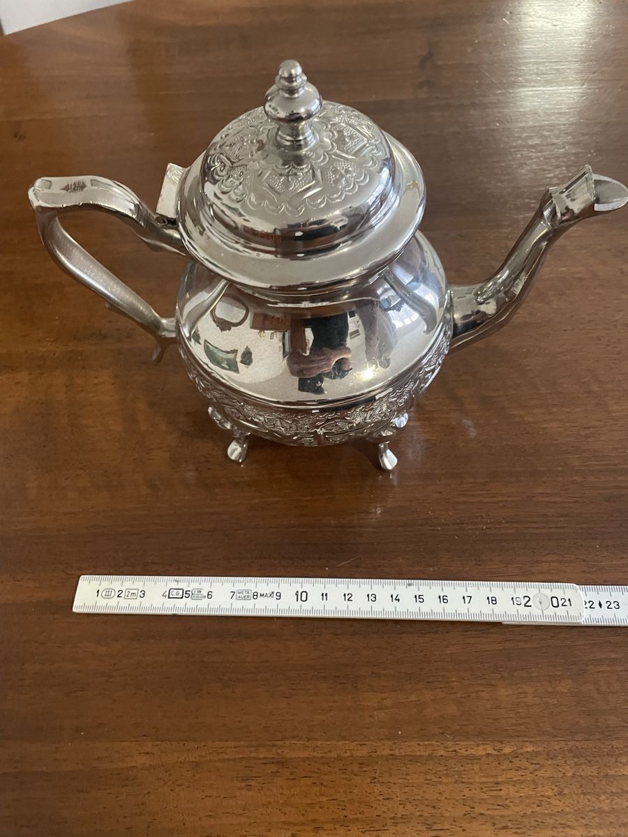 Théières: Teekanne versilbert orientalisch mit Gravur – D'occasion à Zürich par Campi1000 1