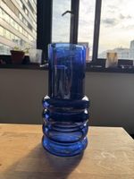 coole blaue Vintage style Vase