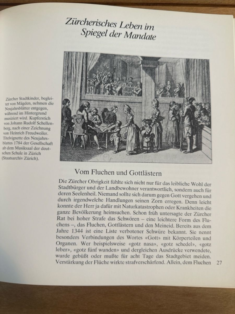 Libri: Zürcher Sittenmandate Peter Ziegler – Usato da Hinteregg venduto da JLTV1 2